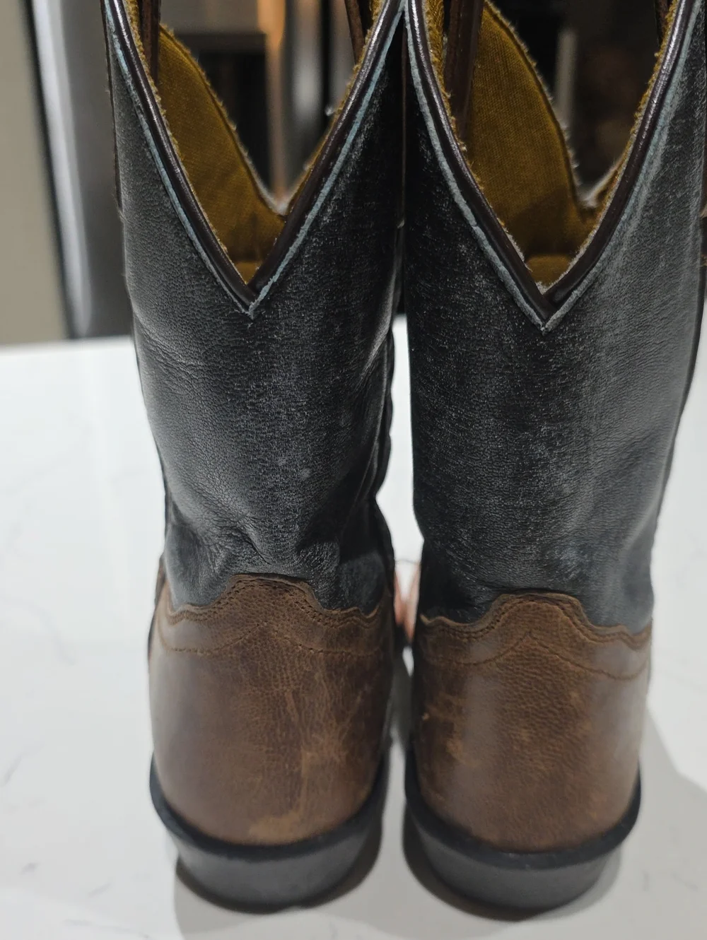 Don Post Children  Brown & Blue Western Boots   Size 2.5